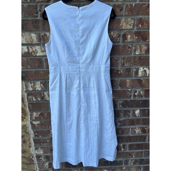 Ann Taylor midi dress color white size 8 in excellent condition. Original price - Picture 7 of 13